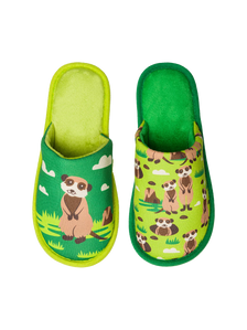 Vrolijke slippers Stokstaartjes