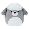 Squishmallows Arnold de grijs-witte herdershond, 13 cm