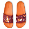 Vrolijke sliders Vos en bladeren
