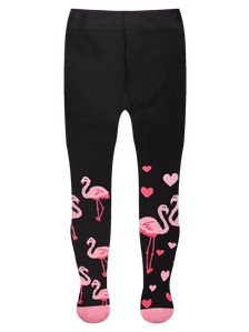 Antislip kindermaillots Flamingo's en hartjes