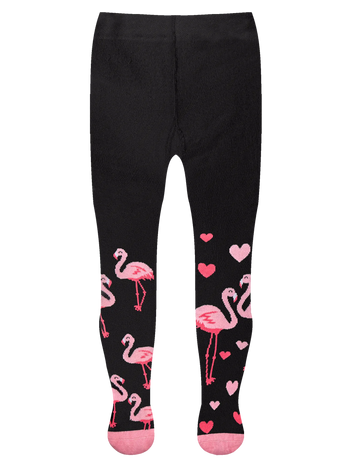 Antislip kindermaillots Flamingo's en hartjes