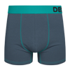 Herentrunks grijs en turquoise