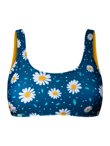 Vrolijke sportbikinitop Madeliefje