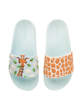 Vrolijke sliders voor kinderen Schattige giraffe
