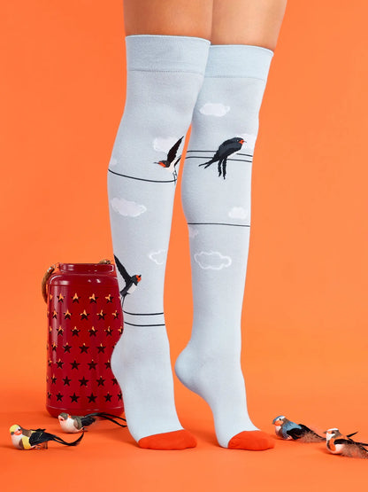 over-the-knee-socks-swallow-birds-3f/3f783099c496618225a3123f91061f23001dc8e9