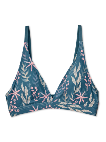 Naadloze driehoek-bralette Weidegras