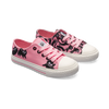 Vrolijke canvas kinderschoenen Roze katten