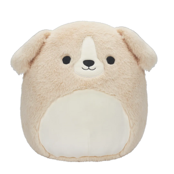 Squishmallows Fuzzamallows Stevon de bruine hond, 30 cm