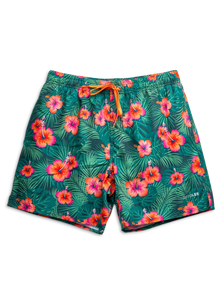 Vrolijk zwemshort voor heren Hibiscus