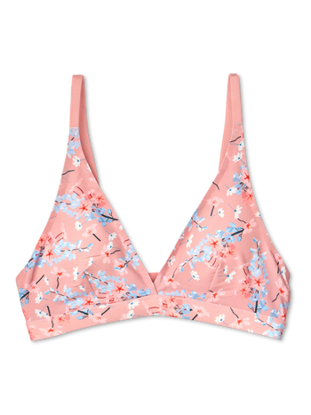 Naadloze driehoek-bralette Bloembed