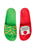 Vrolijke sliders voor kinderen Frietjes met ketchup