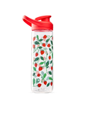 Vrolijke waterfles Aardbeien 700 ml
