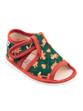 Kinderpantoffels open teen Speculaas