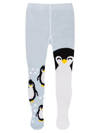 Vrolijke kindermaillot Winterpinguïn
