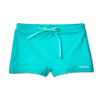 Turquoise elastisch zwemshort voor kinderen