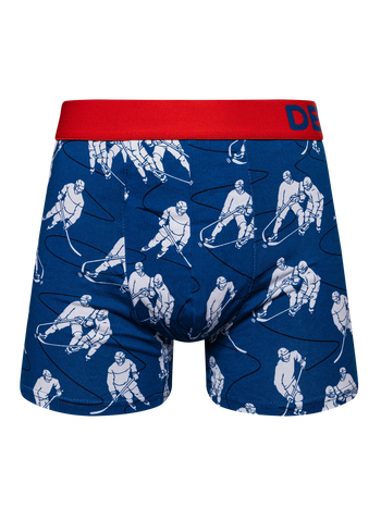 Vrolijke herentrunks IJshockey