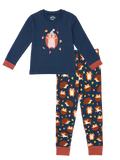 Vrolijke kinderpyjama Egel en paddestoelen