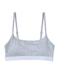 Lichtgrijs gemengde modal damesbralette