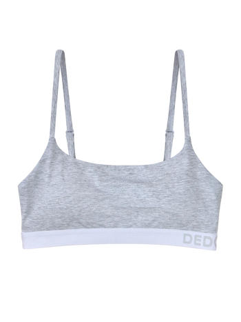 Lichtgrijs gemengde modal damesbralette