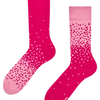 Warme sokken Donkeroze en licht roze