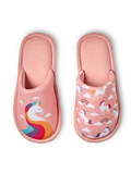 Vrolijke kinderslippers Eenhoorn in de wolken
