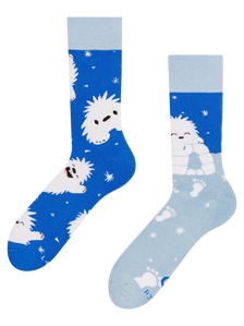 Vrolijke warme sokken Kleine Yeti