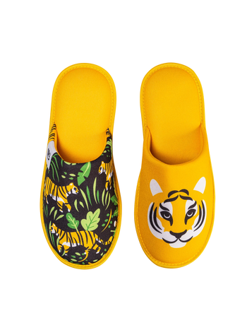 Vrolijke slippers Jungle tijger