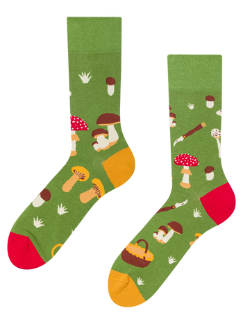 Vrolijke sokken Paddenstoelenjacht