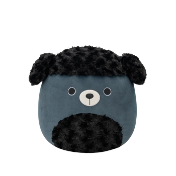 Squishmallows Jettward de zwarte pluizige poedel, 30 cm