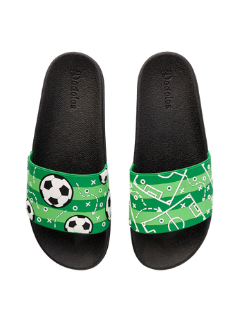 Vrolijke sliders Voetbalveld
