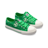 Vrolijke canvas kinderschoenen Voetbal
