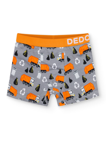 Vrolijk boxers voor jongens Vuilniswagen