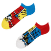 Vrolijke sneakersokken Kleurrijke strips