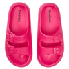 Framboos-roze dames plateausandalen