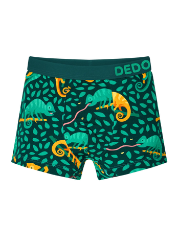 Vrolijke boxers voor jongens Kameleon op jacht