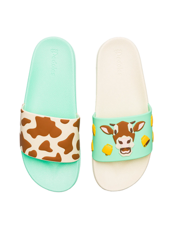 Vrolijke sliders Koe en bel