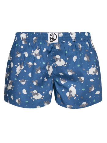 Vrolijke damesboxershorts Schapen en wolken