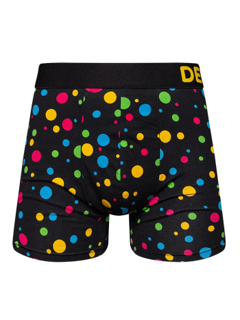 Vrolijke herentrunks Neon stippen
