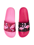 Vrolijke sliders voor kinderen Flamingo's & harten