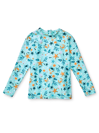 UV-beschermend zwemshirt voor kinderen Schelpen