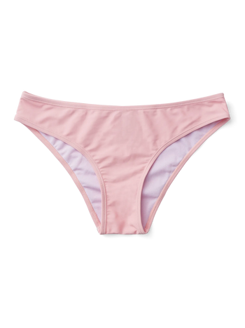 Crème roze bikinibroekje