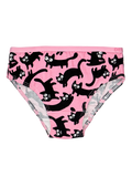 Vrolijke meisjesslips Roze katten