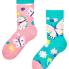 Kindersokken met antislip Schattige vlinders