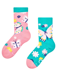 Kindersokken met antislip Schattige vlinders