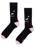 Vrolijke warme sokken Kattenblik