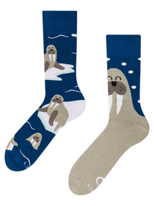 Vrolijke warme sokken Walrus