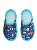 Vrolijke kinderslippers Verkeer