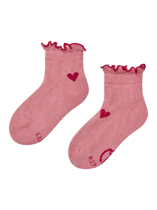 Meisjes cutecore sokken Rode hartjes