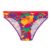 Vrolijke damesslips Meerkleurig liefde