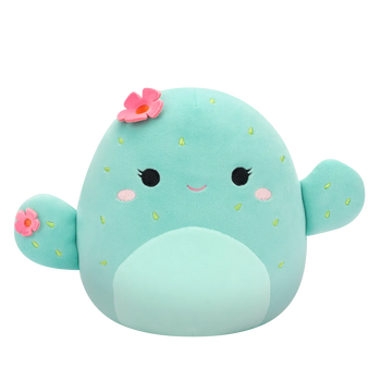 Squishmallows Graciela de Muntvat Cactus met roze bloemen, 20 cm
